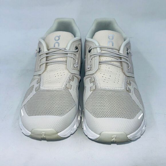 ON RUNNING CLOUD 5 WOMEN'S PEARL/WHITE BREATHEABLE RUNNING SHOES SIZE 9 B - Picture 2 of 5